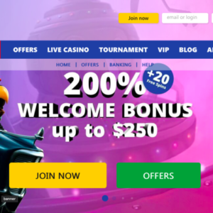 MyWin24 Casino homepage