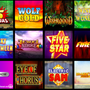 Black Spins Casino game selection