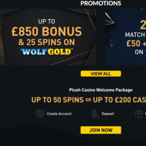 Plush Casino Promotions