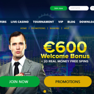 VIP Stakes Casino home page
