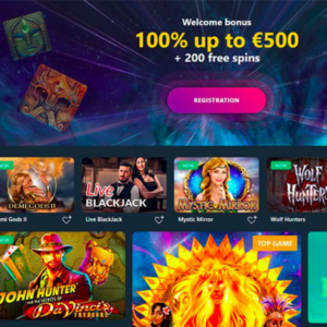 Buran Casino Home page