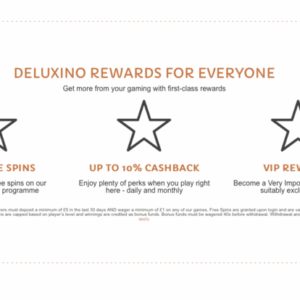 Deluxino casino promotions