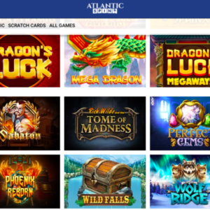 Atlantic Spins Casino games selection