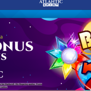 Atlantic Spins Casino homepage