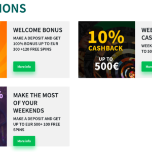 Dozenspins promotions